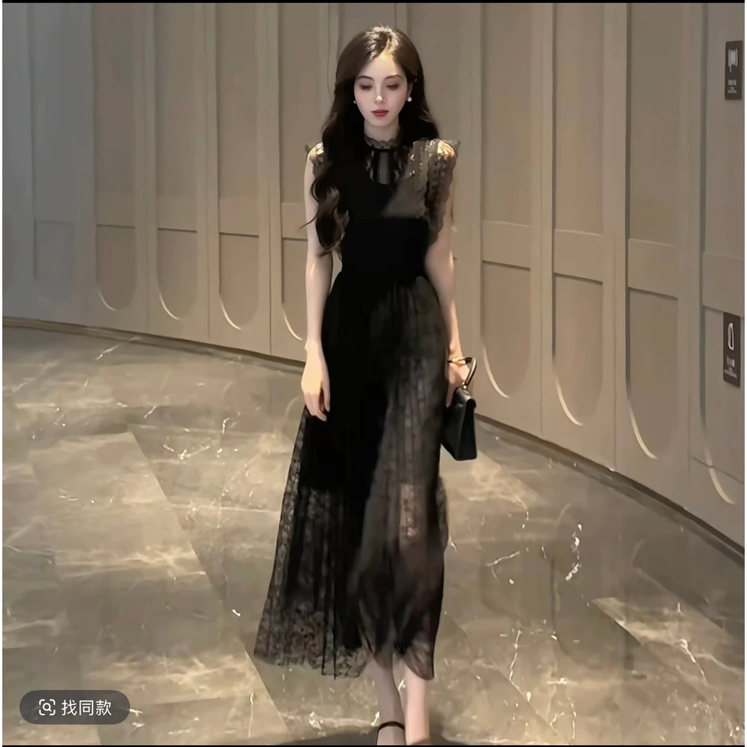 夜未眠25夏气质洋气时尚知性超美显瘦连衣裙