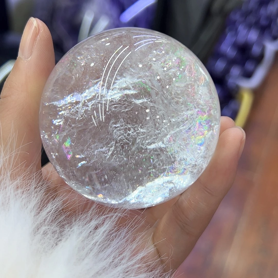 水晶水晶球摆件未镶嵌