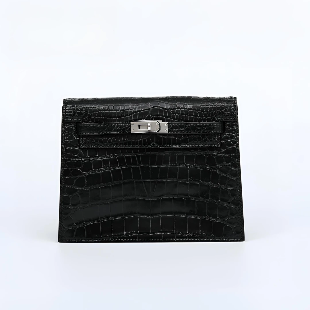 新款暹罗鳄鱼皮女包时尚潮流跳舞包真皮女士单肩斜跨包百搭小方包