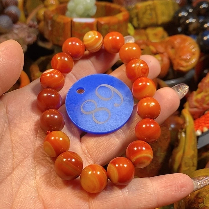 玛瑙/玉髓手链未镶嵌彩*