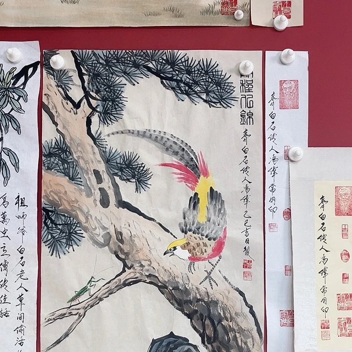 国画冯老师手绘作品