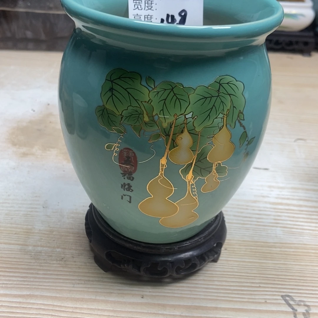 瓷片陶瓷花盆陶瓷艺术