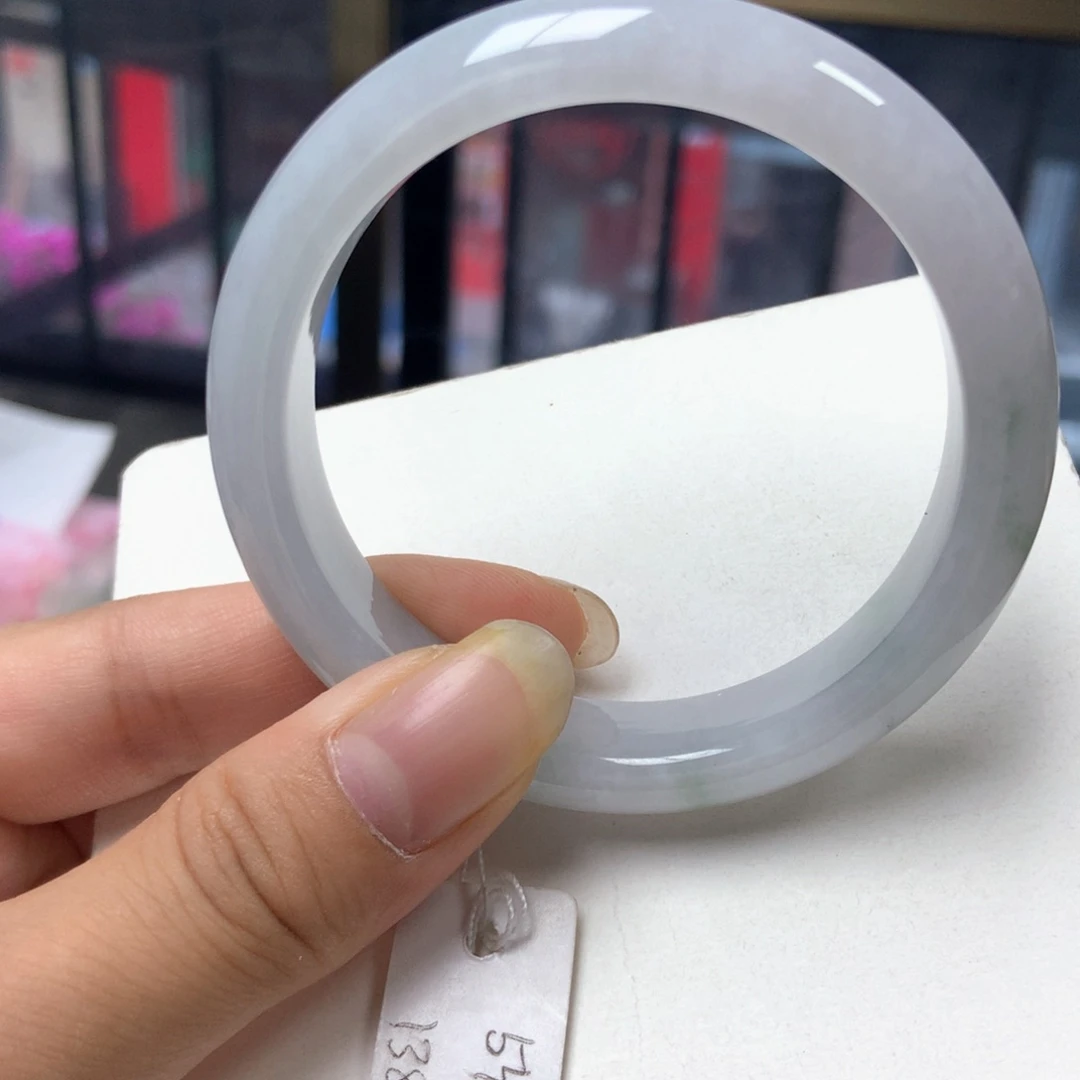 翡翠手镯未镶嵌8号48小时鉴赏期