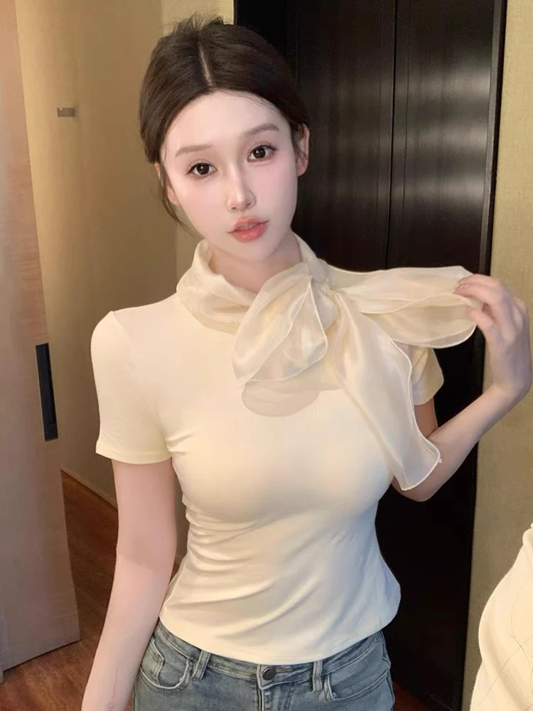 【米奇】001-200 编码小个子女装辣妹气质纯欲时尚针织显瘦设计感