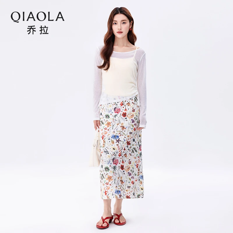 QIAOLA/乔拉【郁香满夏】夏新款针织流行百搭舒适时尚百搭套装预售