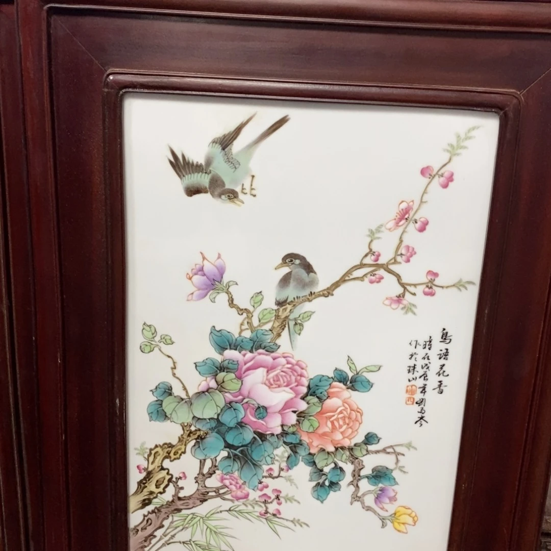 瓷片75*56厘米景德镇瓷板画柴窑烧制