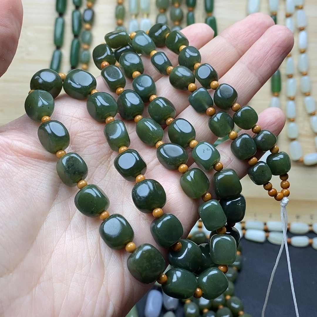 和田玉颈饰未镶嵌真*