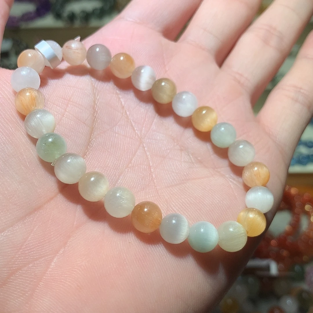 水晶未镶嵌手链手链