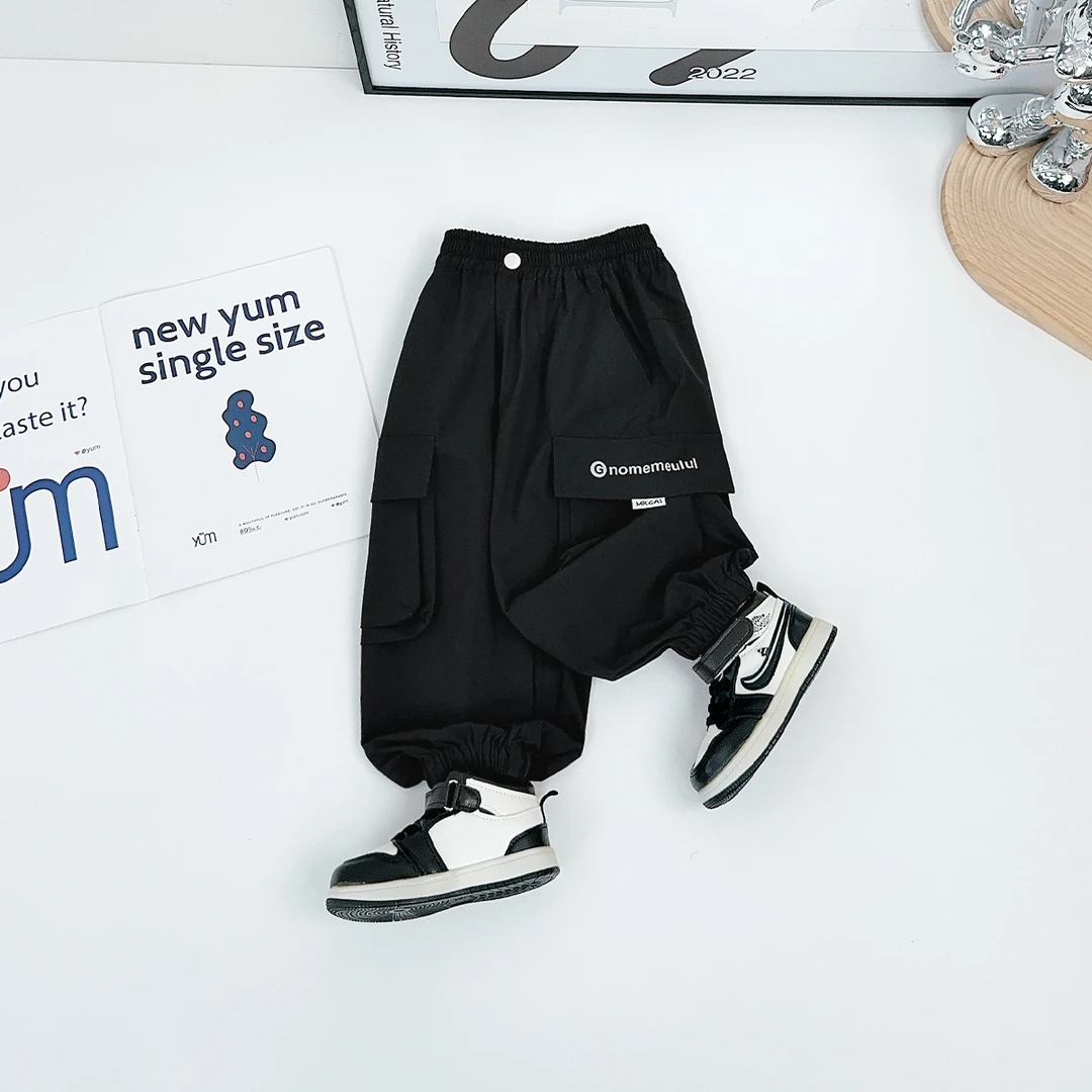 男童裤子春秋款儿童休闲裤2025新款春装潮 BAO25025 悠悠童话童装