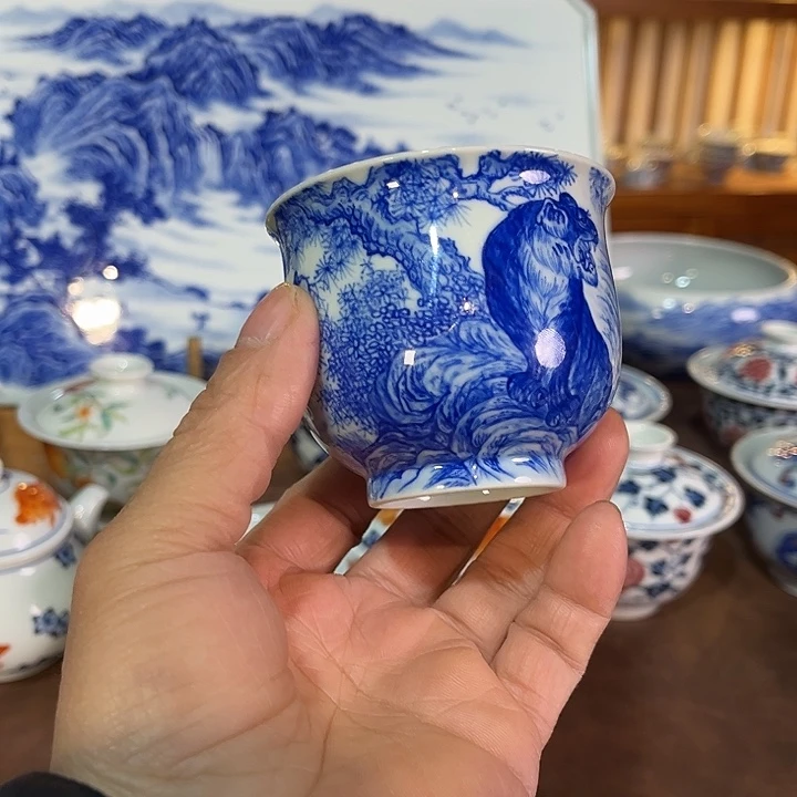 錡镇堂手工手绘杯