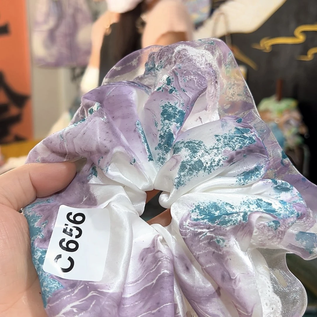 福**媽656大蕾丝发圈手作
