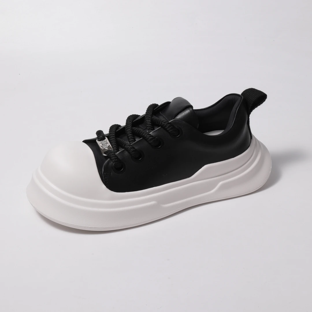 手工高奢私人定制百搭明星同款设计大头运动滑板鞋