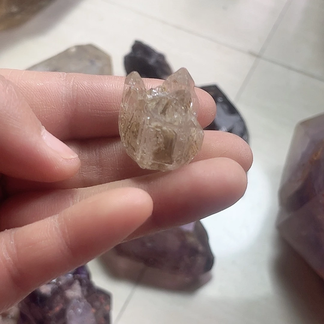 水晶天然水晶原石未镶嵌枀**木