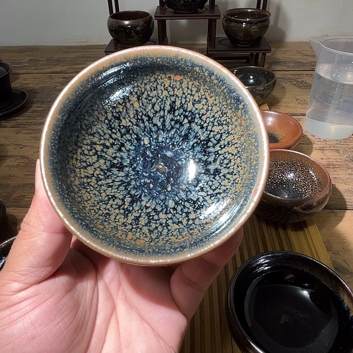 传统原矿釉柴烧建盏
