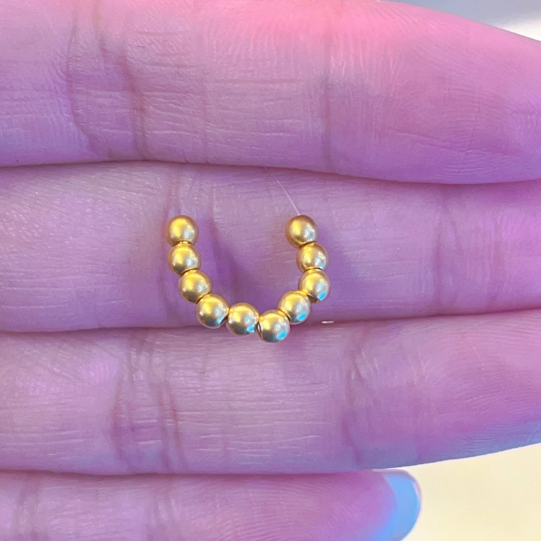 足金时尚金珠转运珠