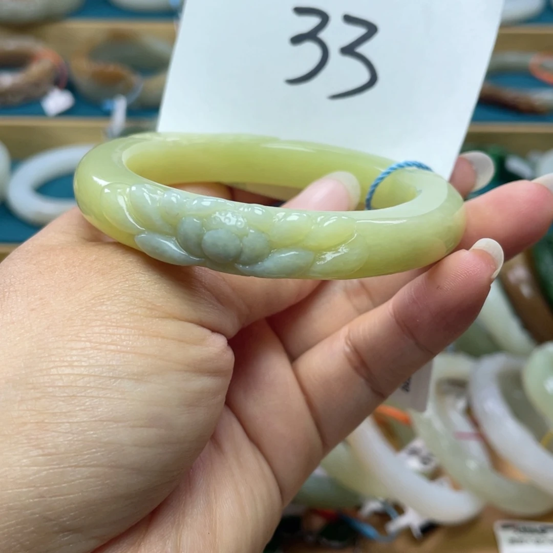 未镶嵌手镯和田玉圈口57