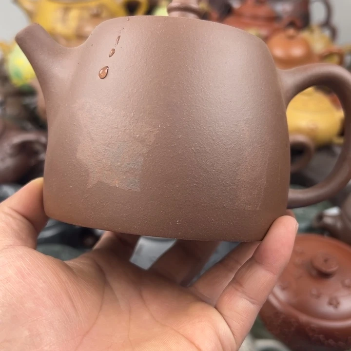 紫砂茶壶紫砂壶壶身花泥