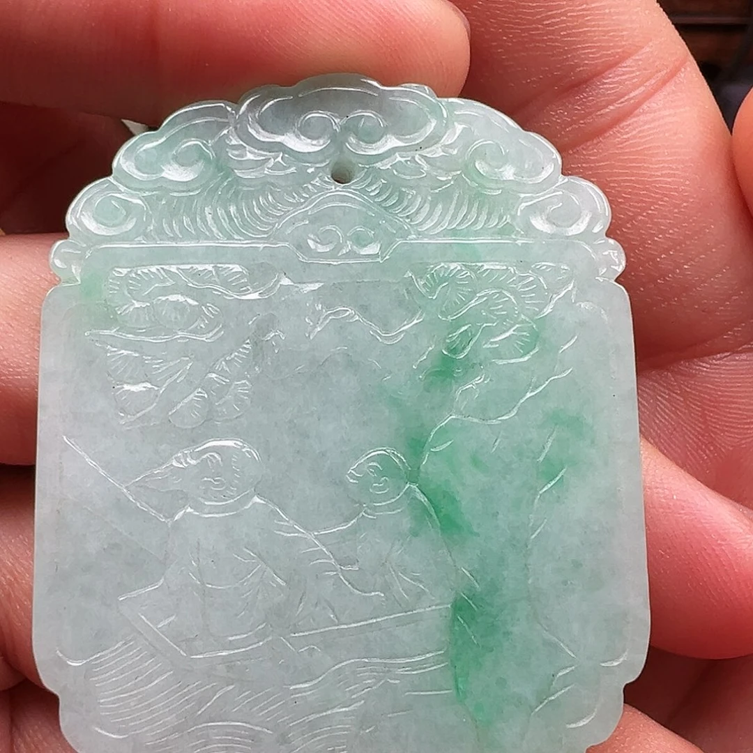 和田玉颈饰未镶嵌社**氓