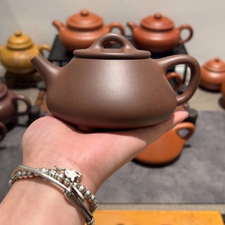 紫砂茶壶鸿*宜兴黄龙山紫砂壶