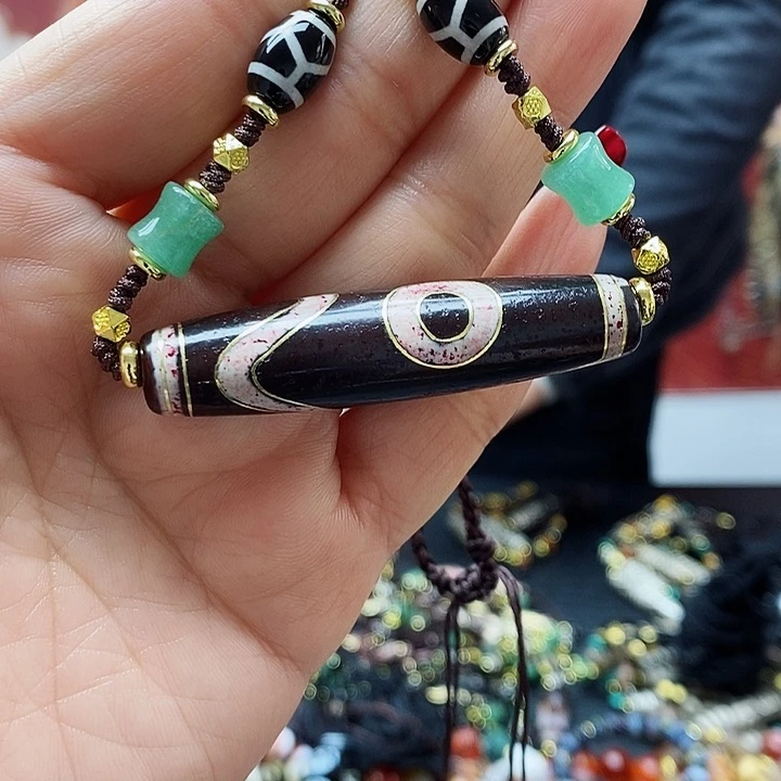 玛瑙/玉髓颈饰合金