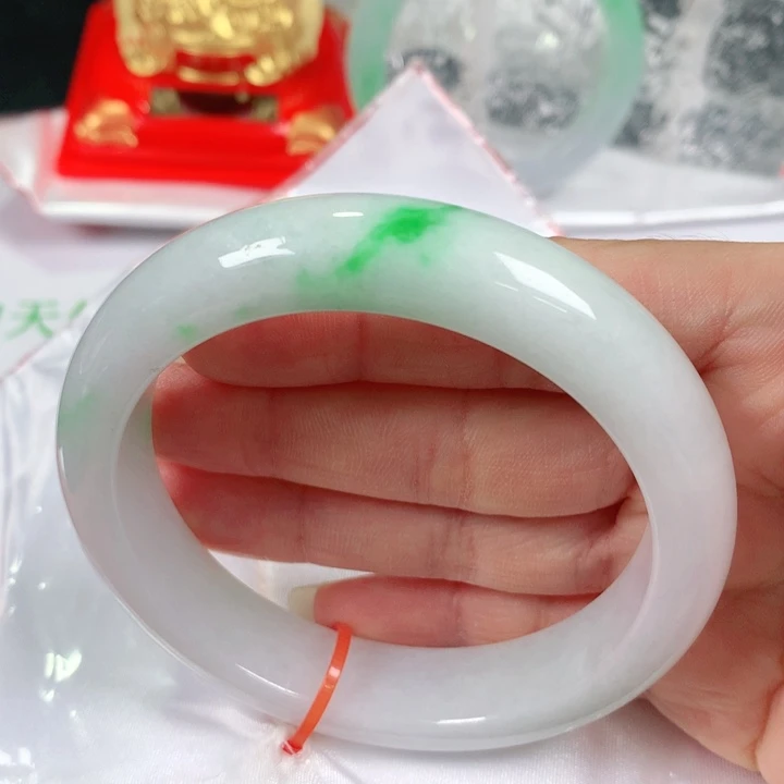 未镶嵌手镯翡翠 编号0235 正圈60+ 福利镯