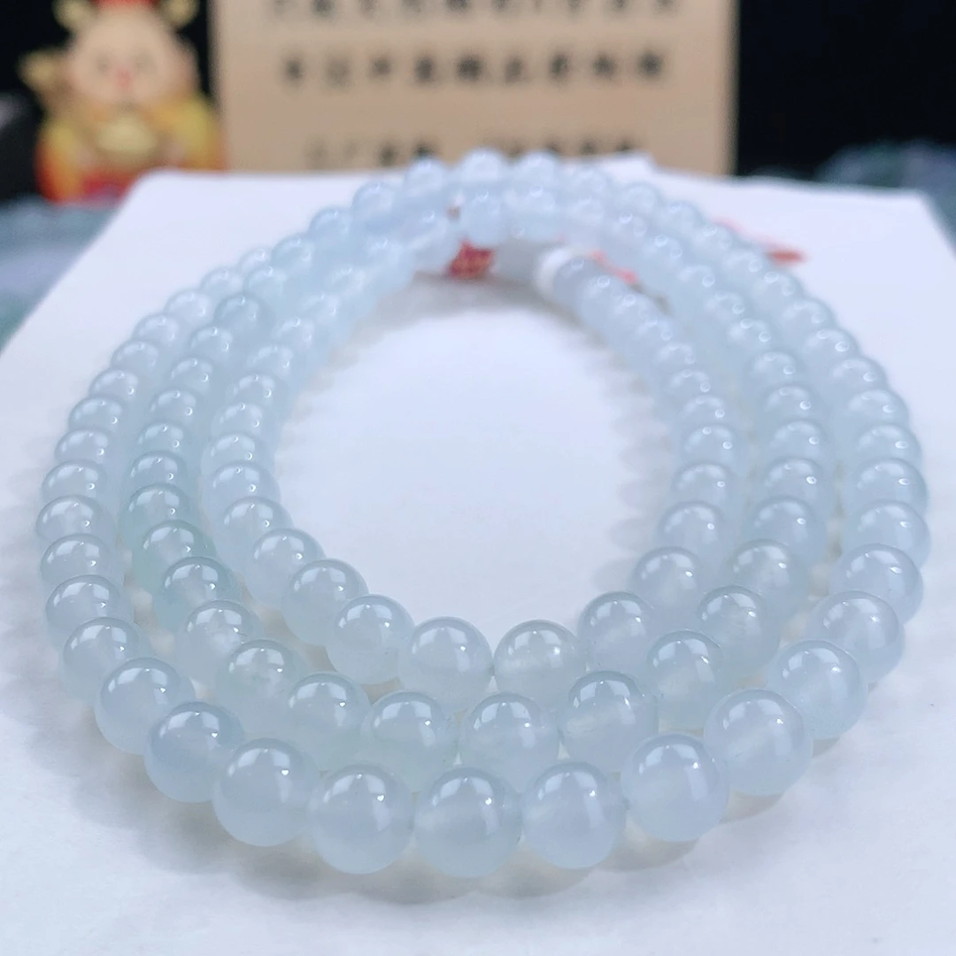 翡翠手链未镶嵌卡6.3