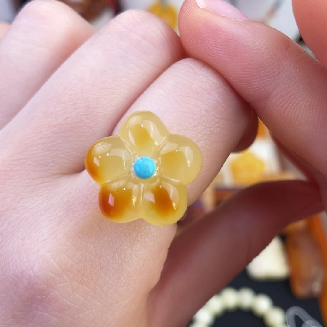 琥珀未镶嵌裸石我