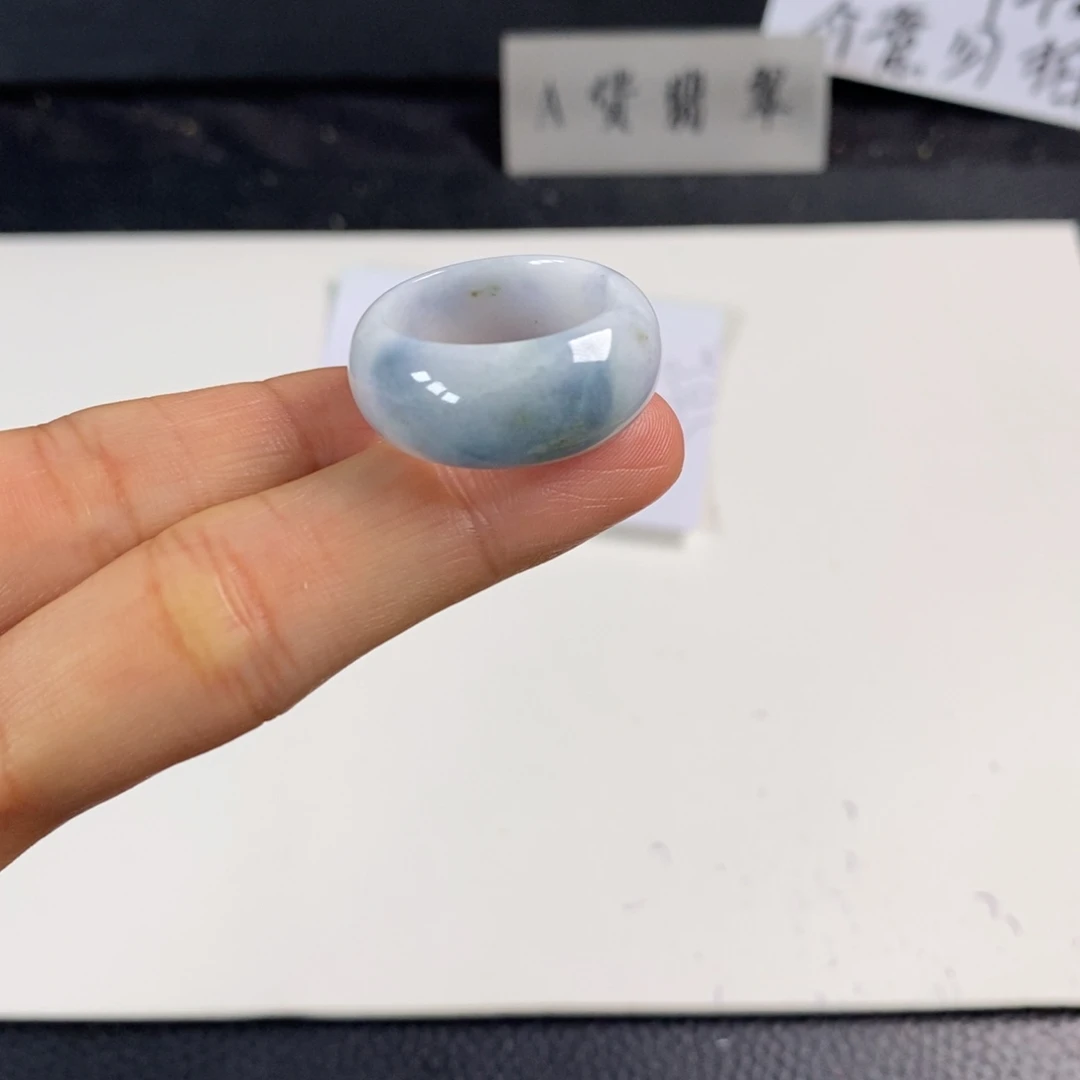 翡翠未镶嵌戒指戒圈21号圈