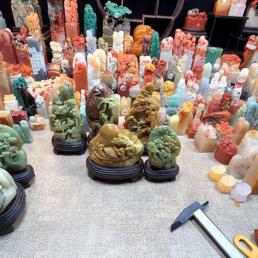 蔚***作印石寿山石寿山石雕刻