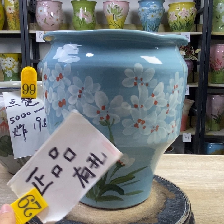 景德镇高温陶瓷花盆