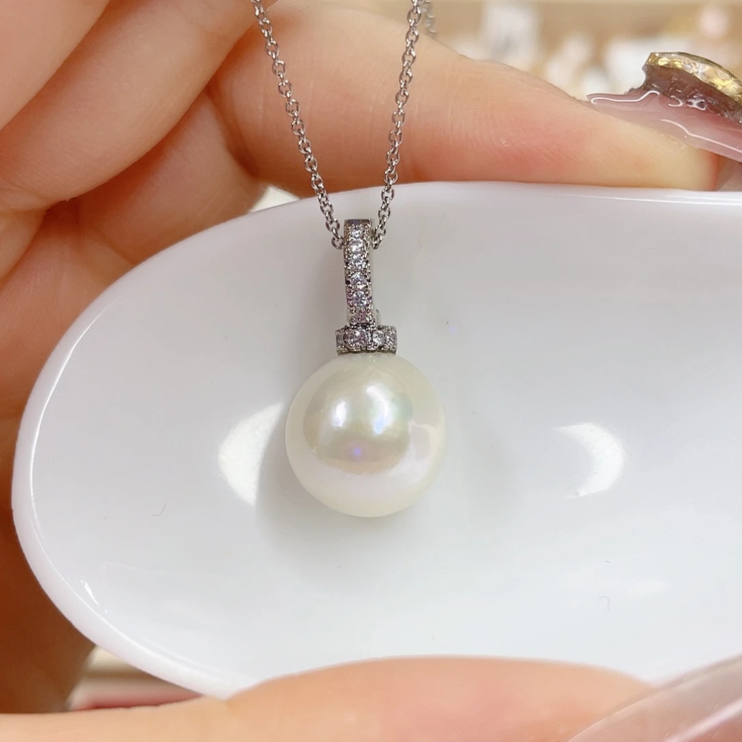 淡水珍珠未镶嵌吊坠(赠链)