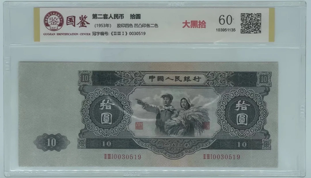 第二套退市纪念币 大黑拾