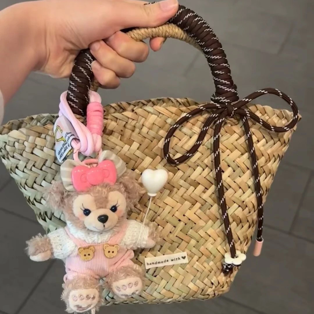 雪莉玫公仔钥匙扣挂件包包毛绒玩偶汽车达菲手工熊挂饰闺蜜礼物女