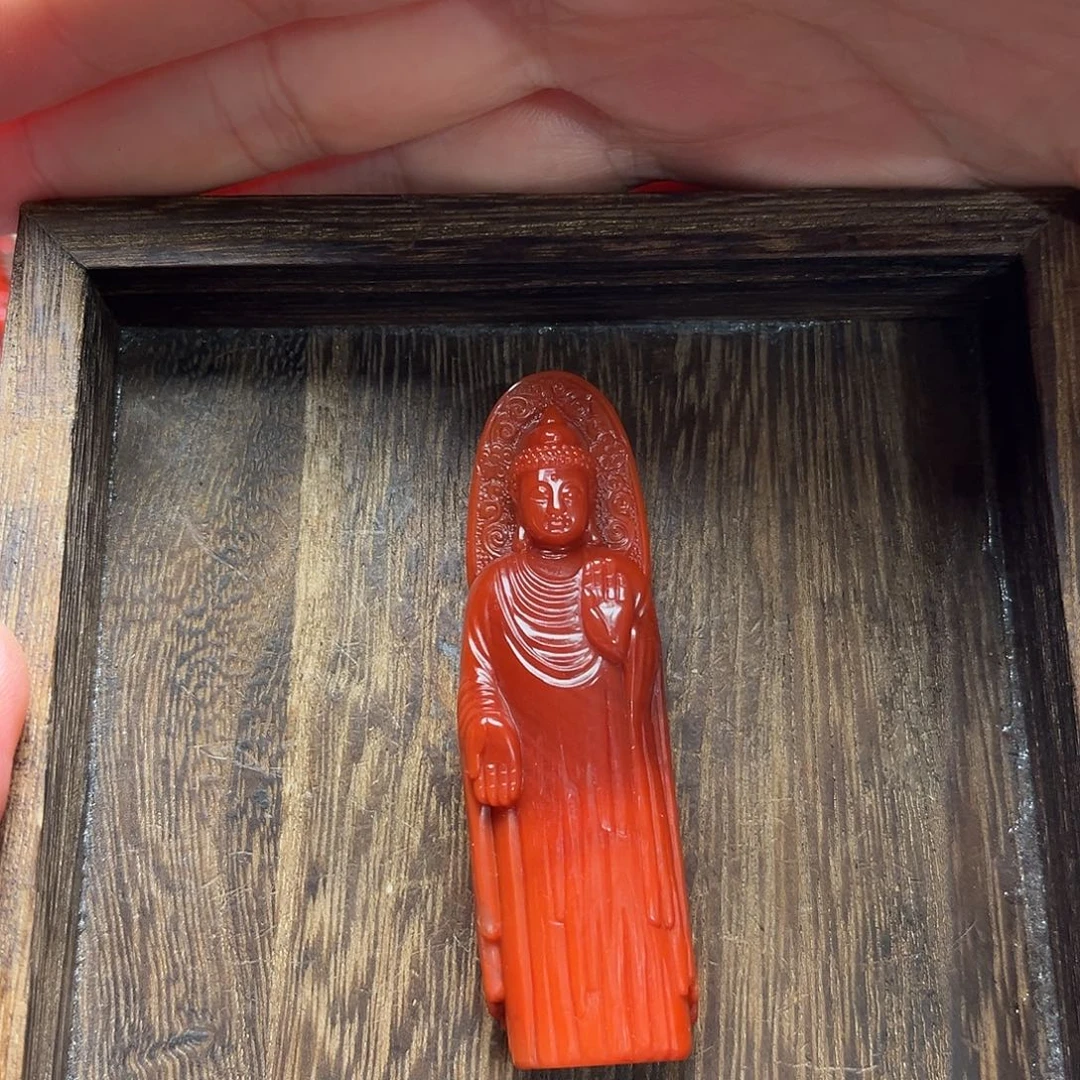 黑***马颈饰未镶嵌南红玛瑙
