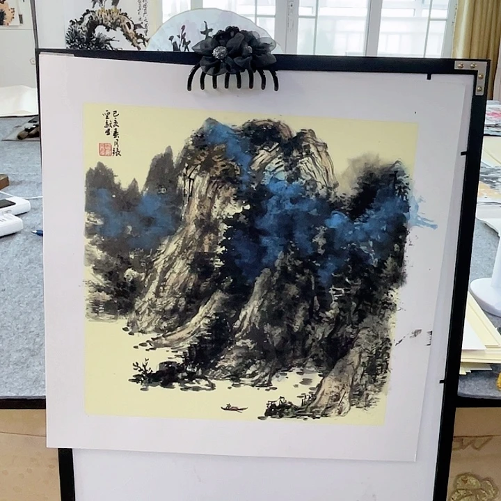 国画张圣敏先生纯手绘作品