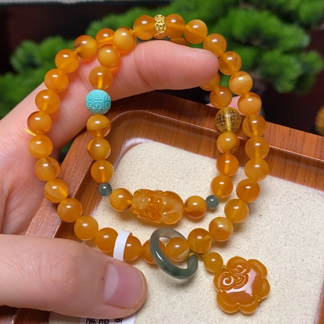【闪购商品】手链蜜蜡未镶嵌手串