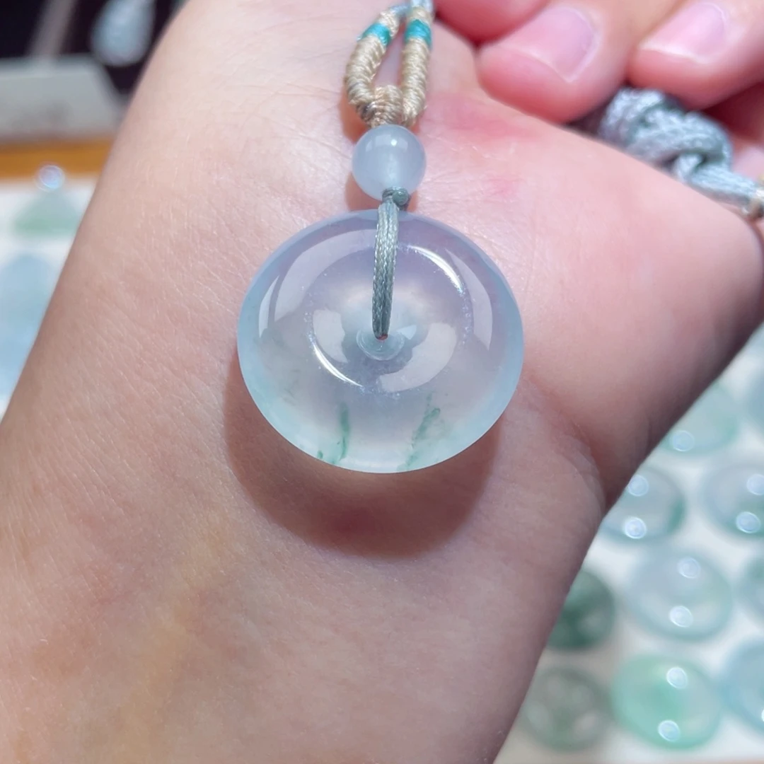 颈饰未镶嵌翡翠扣子