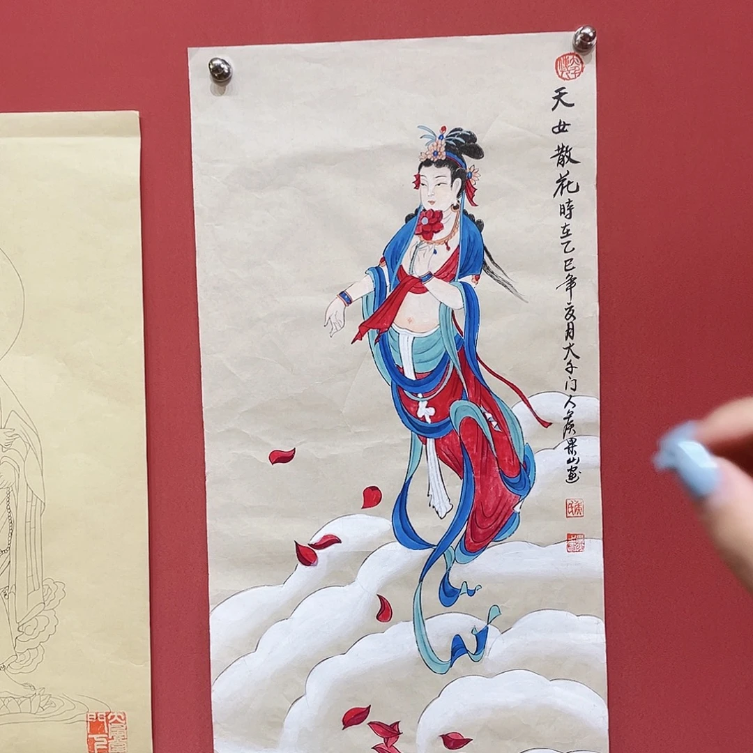 国画侯果山老师手绘国画作品音浩