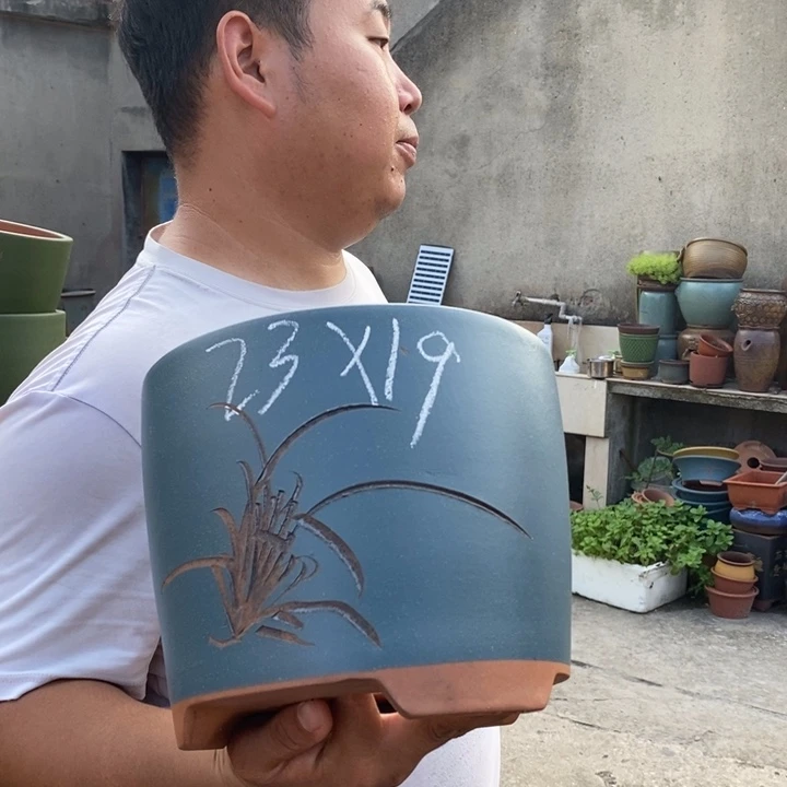 紫砂花盆盆栽花卉苗木种植