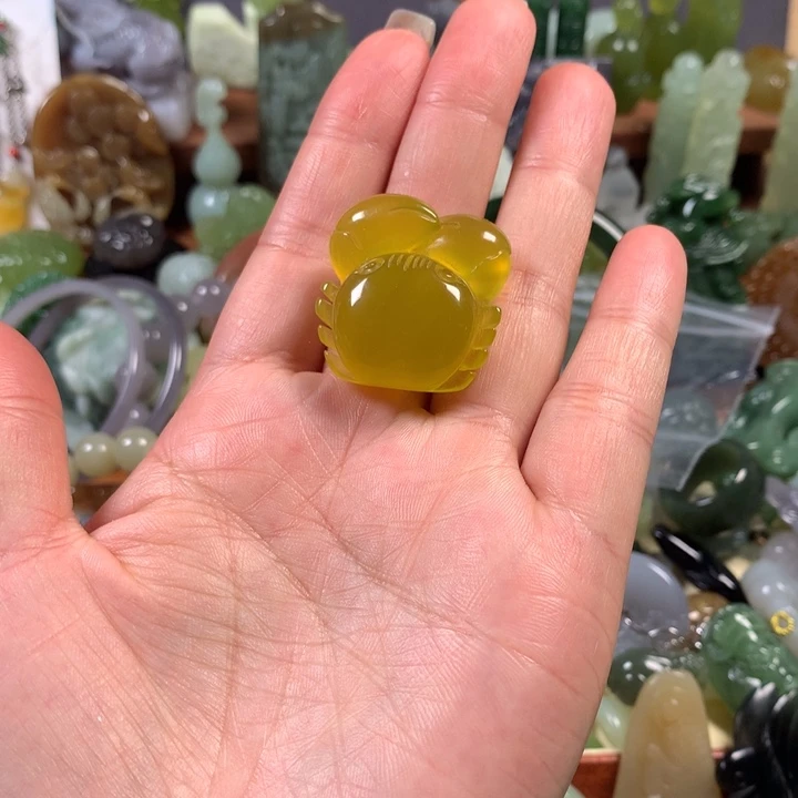 岫玉未镶嵌挂件挂件