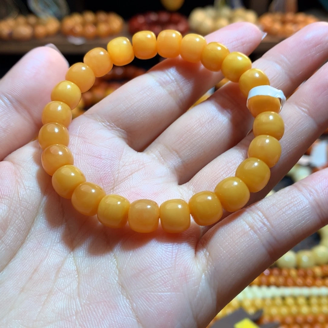 蜜蜡未镶嵌手串蜜蜡手串