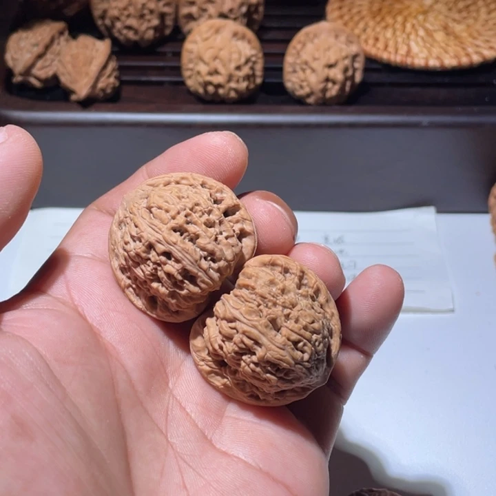 吊坠文玩核桃承德密纹