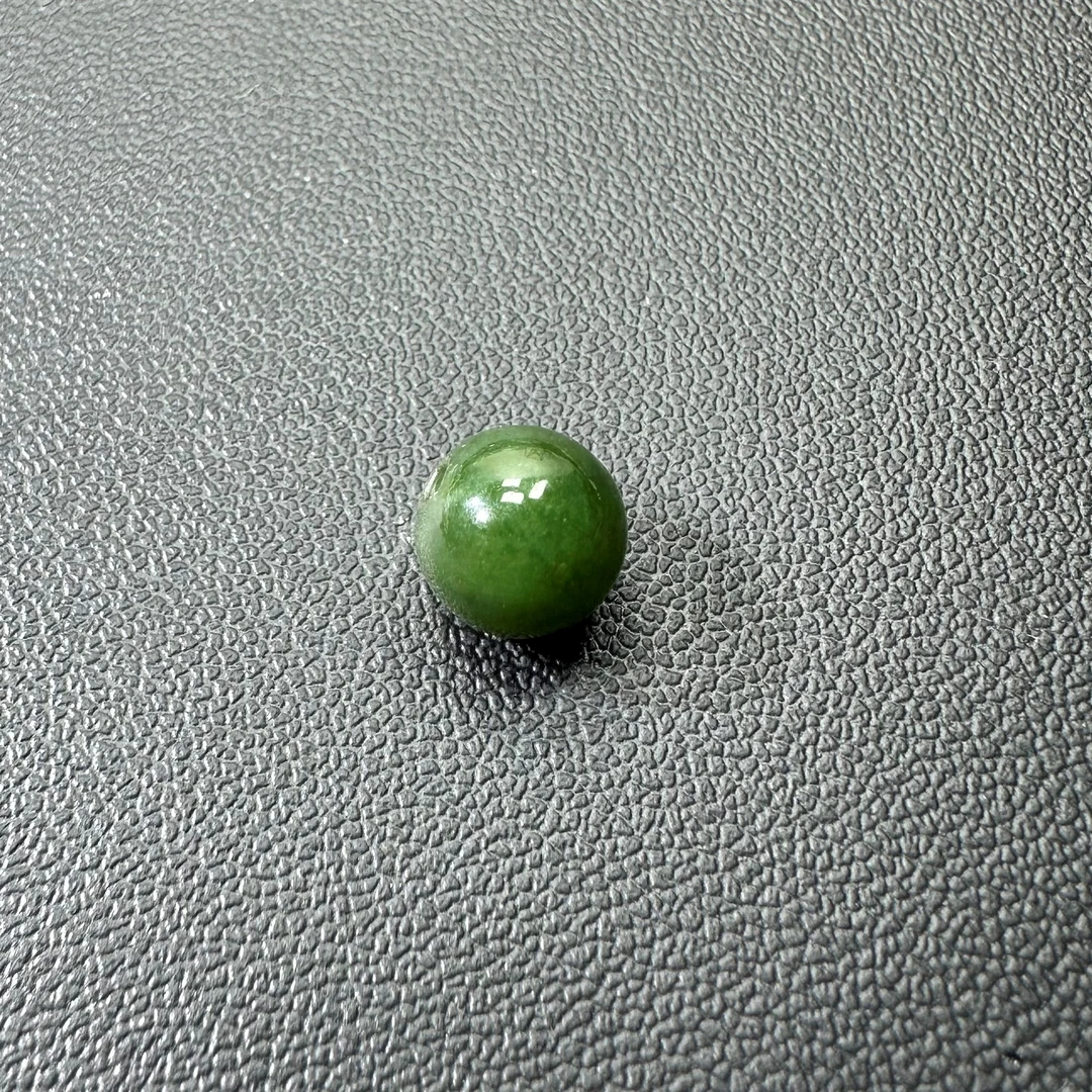 和田玉碧玉10mm单珠