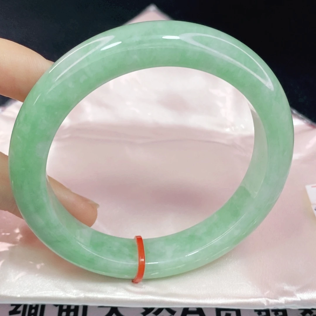 未镶嵌手镯翡翠59.6正圈