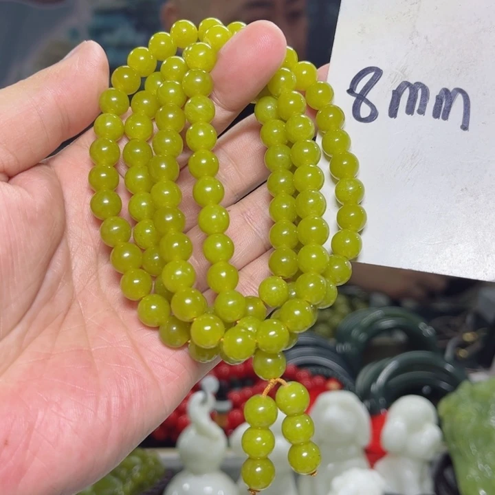 蛇纹石玉颈饰多样性发货未镶嵌