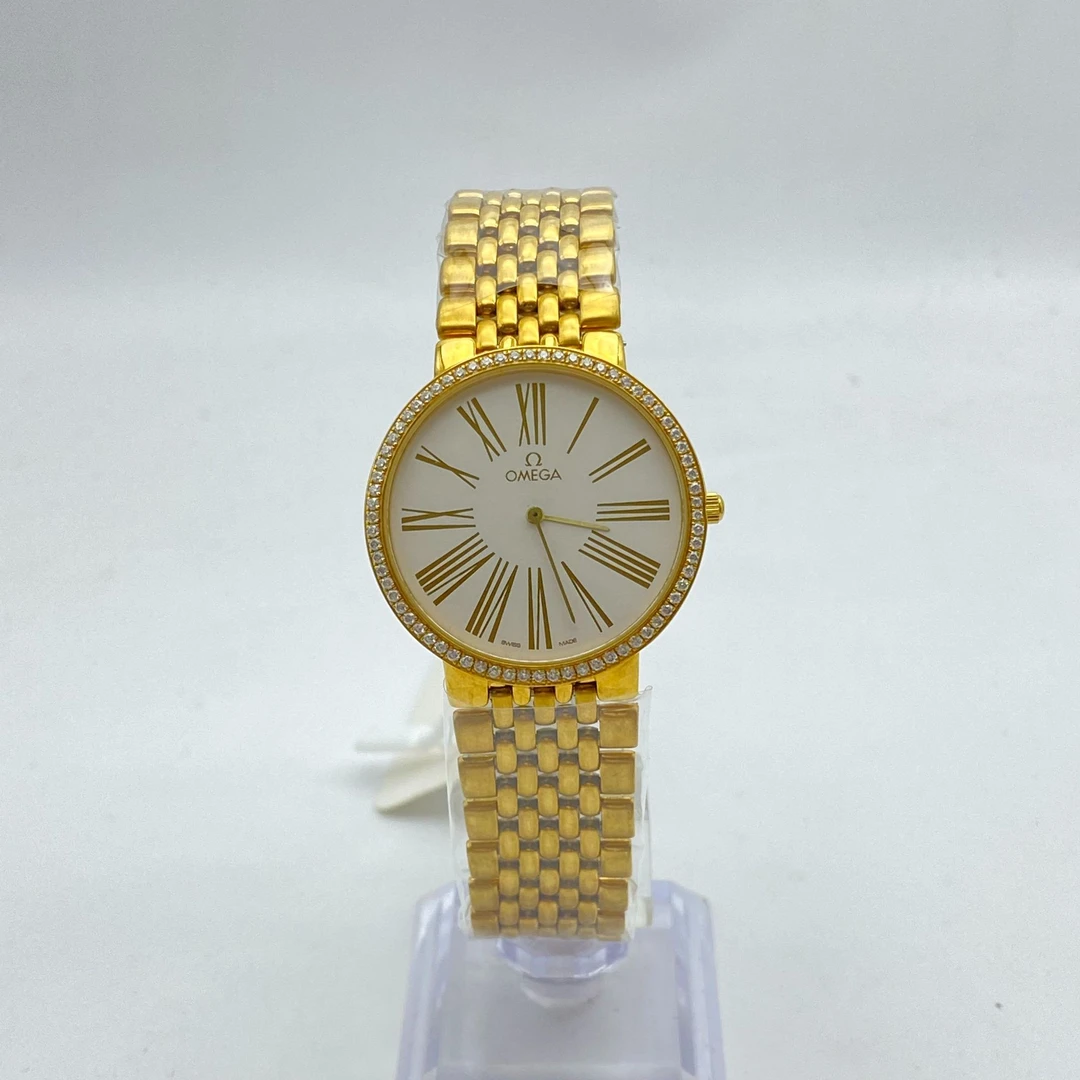 95新 Omega/欧米茄 碟飞系列/32MM/石英/后镶钻