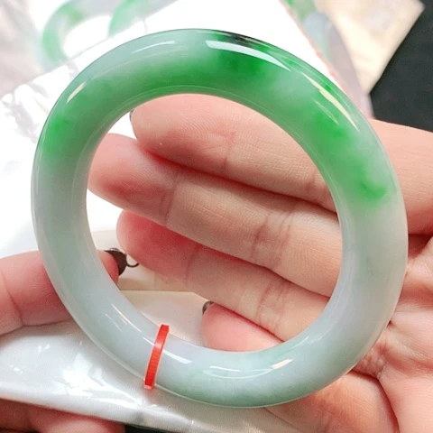 未镶嵌手镯翡翠圆条0011