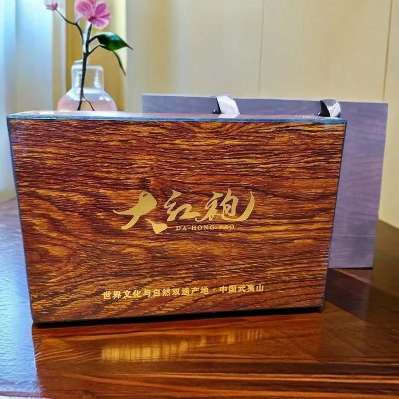 【大红袍实木礼盒】大红袍 岩茶 12罐礼盒装120g