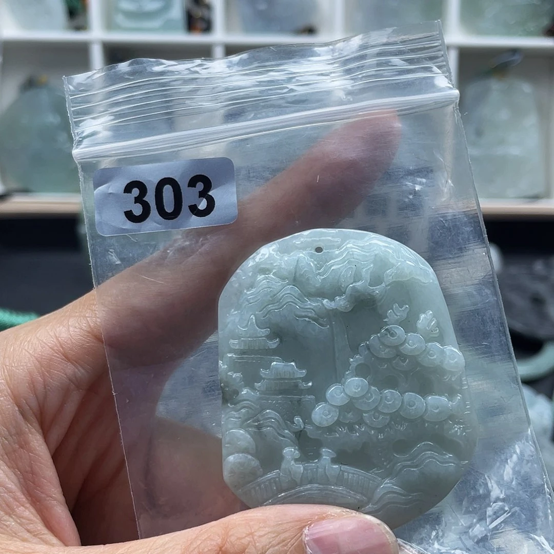 翡翠未镶嵌颈饰翡翠