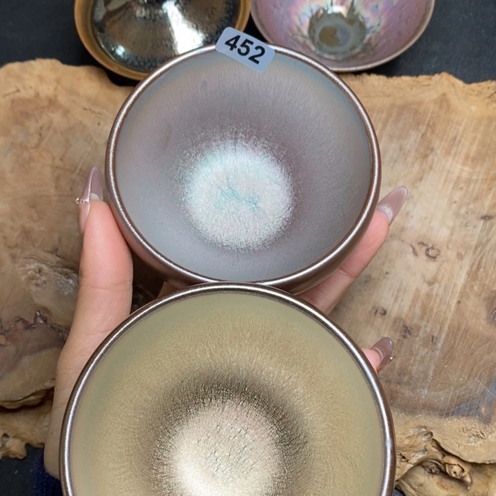 茶盏建窑建盏主人杯452微瑕